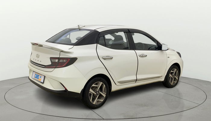 2023 Hyundai AURA SX PLUS 1.2 AMT, Petrol, Automatic, 47,649 km, Right Back Diagonal