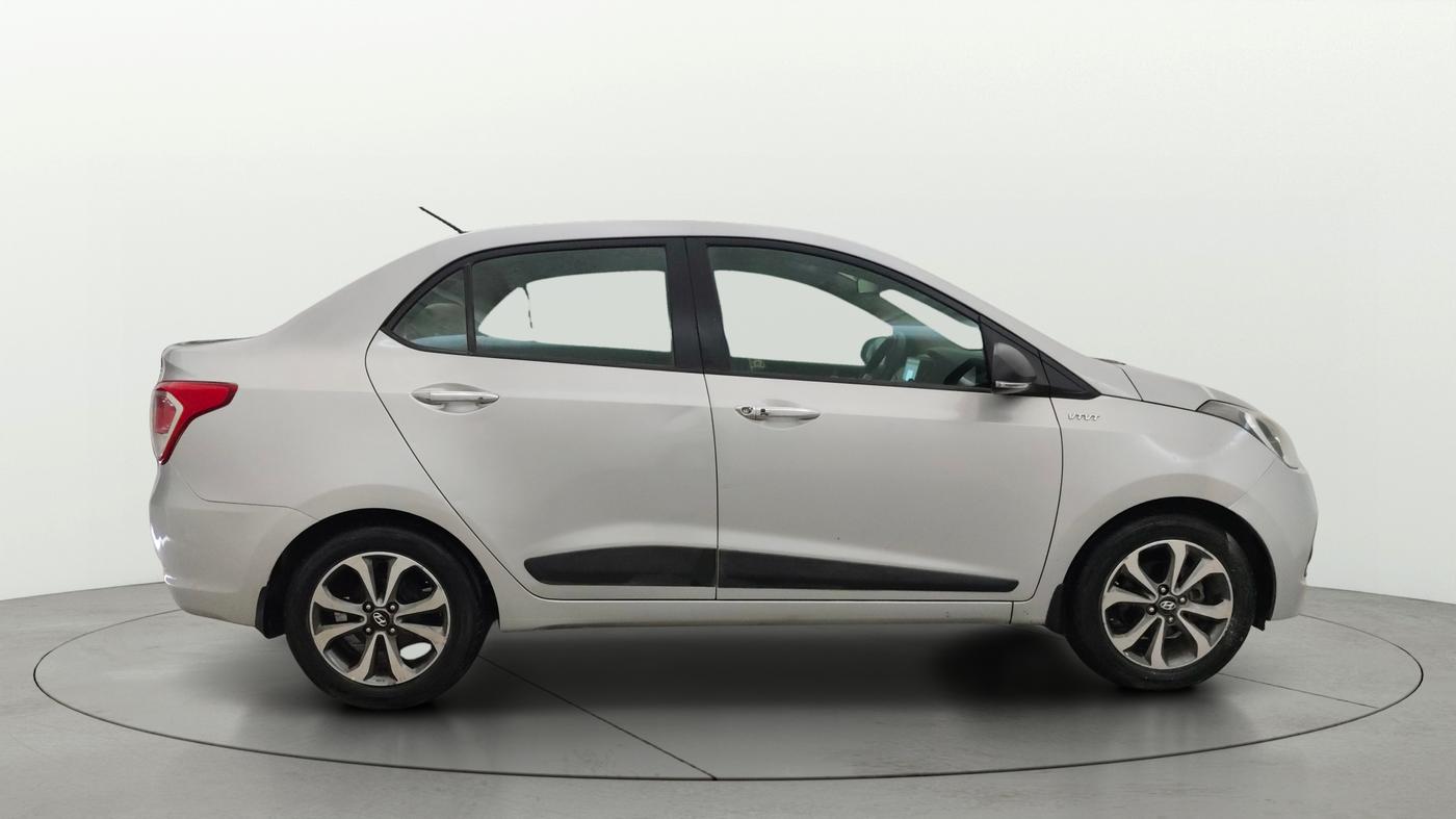 2014 Hyundai Xcent SX 1.2 (O), Petrol, Manual, 90,672 km, Right Side View