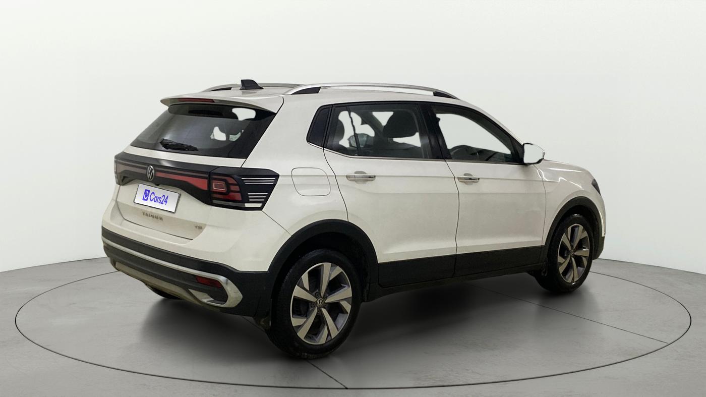 2022 Volkswagen TAIGUN TOPLINE 1.0 TSI AT, Petrol, Automatic, 38,551 km, Right Back Diagonal