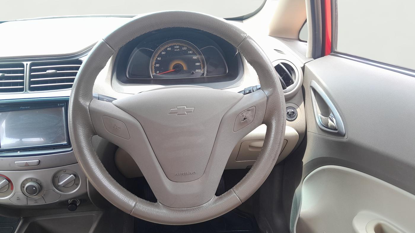 2013 Chevrolet Sail UVA 1.2 LT ABS, Petrol, Manual, 62,982 km, Steering Wheel Close Up