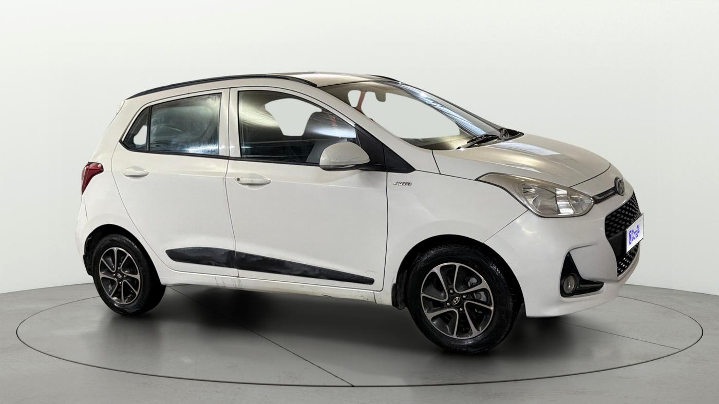 2018 Hyundai Grand i10 SPORTZ AT 1.2 KAPPA VTVT, Petrol, Automatic, 53,918 km, Right Front Diagonal