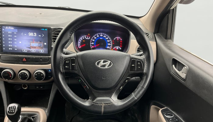 2014 Hyundai Grand i10 SPORTZ 1.2 KAPPA VTVT, Petrol, Manual, 87,418 km, Steering Wheel Close Up