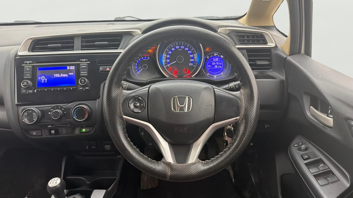 2016 Honda Jazz 1.2L I-VTEC SV, Petrol, Manual, 31,668 km, Steering Wheel Close Up