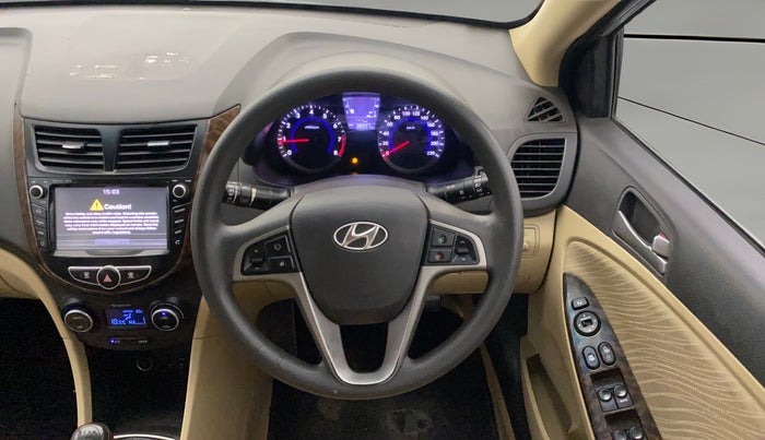 2016 Hyundai Verna 1.6 VTVT SX, Petrol, Manual, 38,980 km, Steering Wheel Close Up