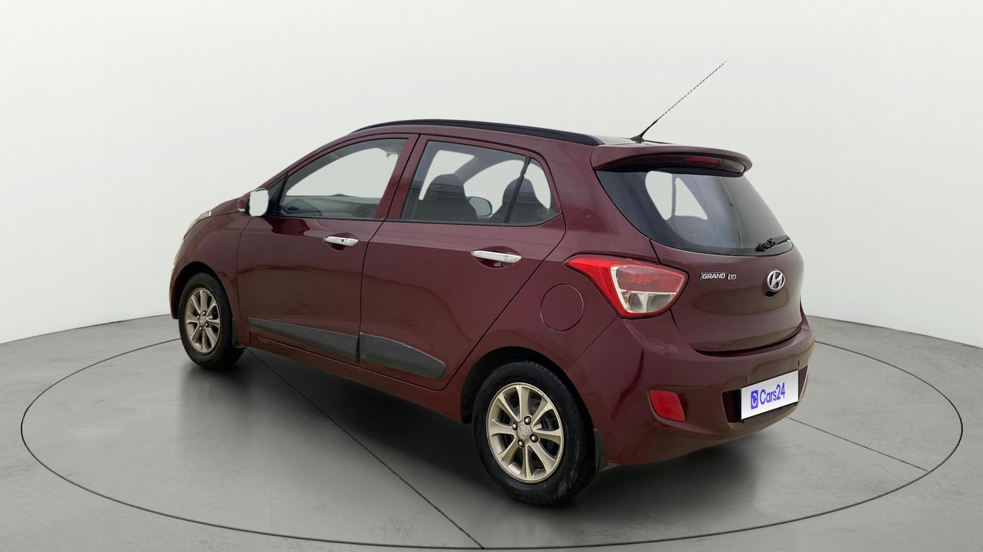 2016 Hyundai Grand i10 ASTA (O) AT 1.2 KAPPA VTVT, CNG, Automatic, 1,17,677 km, Left Back Diagonal
