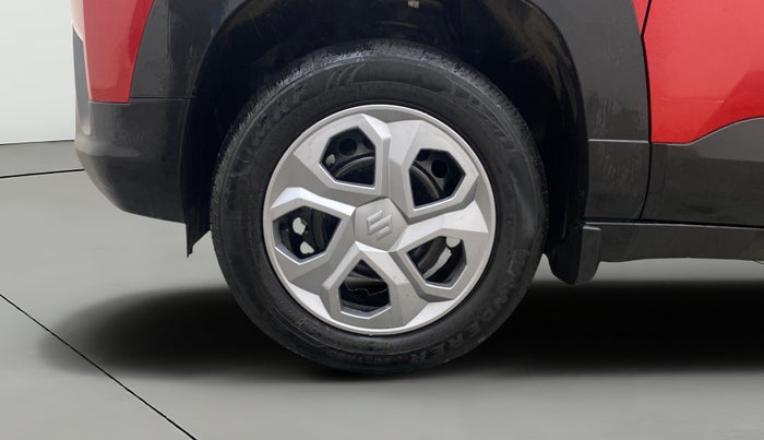 2023 Maruti BREZZA VXI AT SMART HYBRID, Petrol, Automatic, 5,425 km, Left Front Wheel