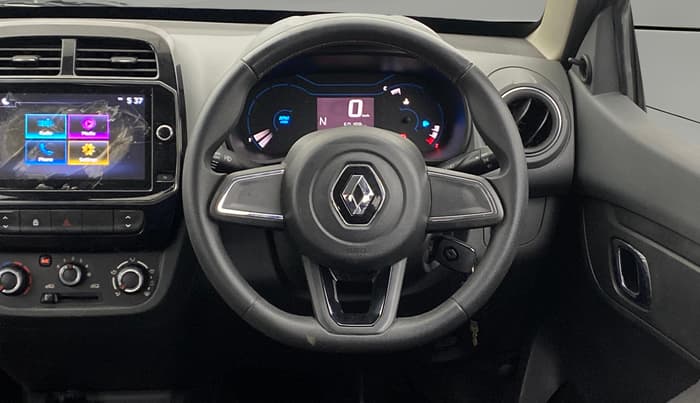 2020 Renault Kwid RXT 1.0 AMT (O), Petrol, Automatic, 50,196 km, Steering Wheel Close Up