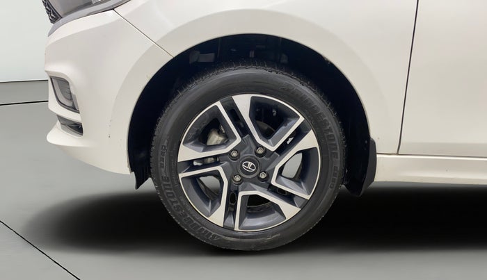 2021 Tata TIGOR XZ PLUS PETROL, Petrol, Manual, 27,814 km, Left Front Wheel