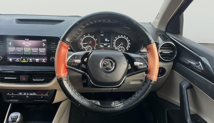 2023 Skoda SLAVIA Ambition 1.5L TSI, Petrol, Manual, 25,954 km, Steering Wheel Close Up