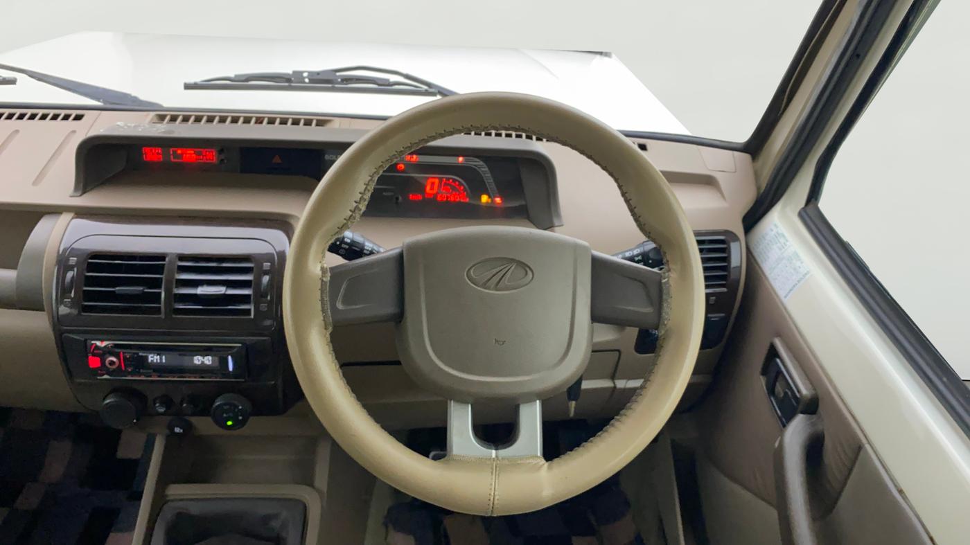 2018 Mahindra Bolero POWER PLUS ZLX, Diesel, Manual, 60,760 km, Steering Wheel Close Up