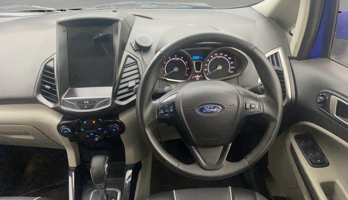 2014 Ford Ecosport TITANIUM 1.5L PETROL AT, Petrol, Automatic, 1,00,253 km, Steering Wheel Close Up