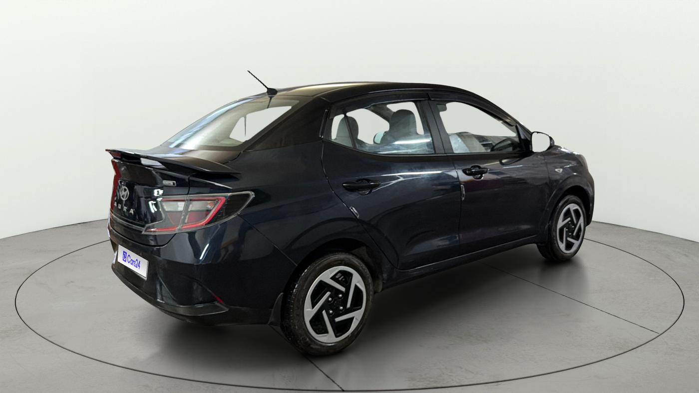 2026 Hyundai AURA S 1.2 CNG, CNG, Manual, 591 km, Right Back Diagonal