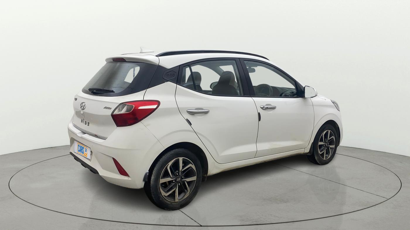 2019 Hyundai GRAND I10 NIOS ASTA 1.2 KAPPA VTVT, Petrol, Manual, 1,05,206 km, Right Back Diagonal