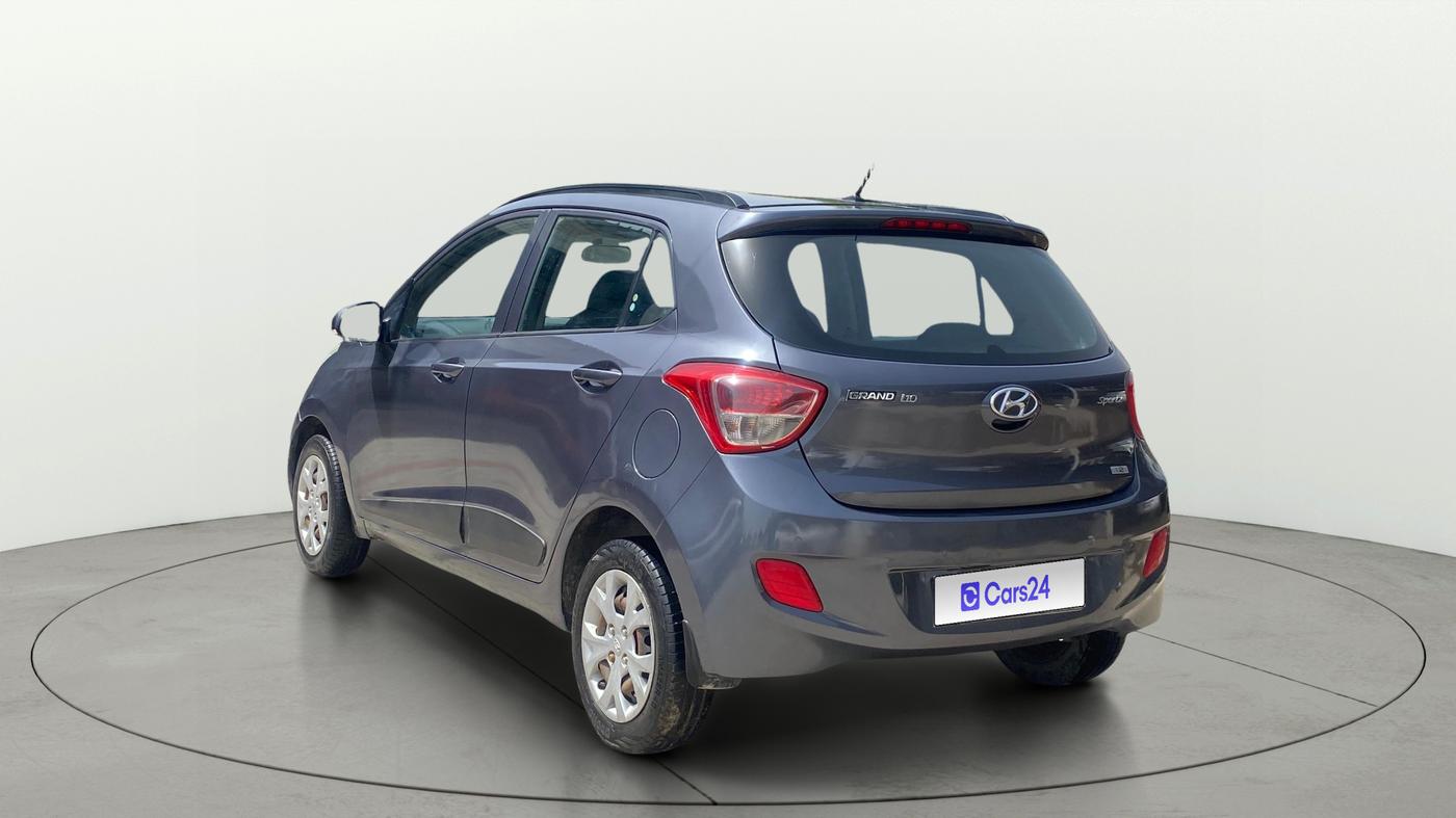 2016 Hyundai Grand i10 SPORTZ 1.2 KAPPA VTVT, Petrol, Manual, 78,201 km, Left Back Diagonal