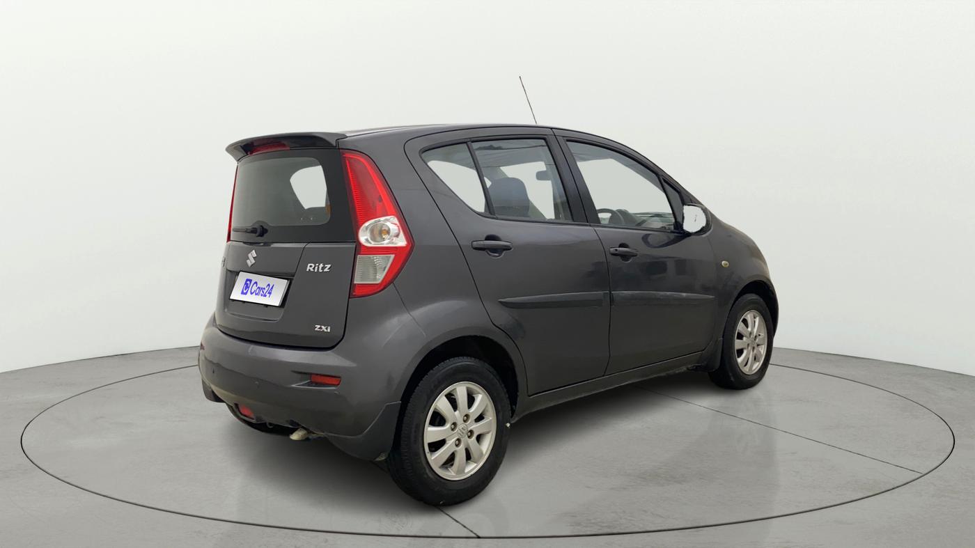 2015 Maruti Ritz ZXI, Petrol, Manual, 77,004 km, Right Back Diagonal