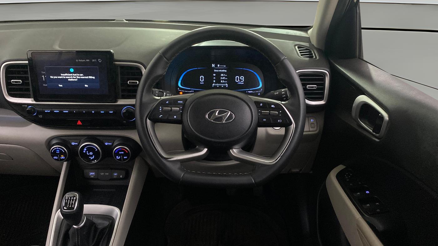 2022 Hyundai VENUE SX 1.0 (O) TURBO IMT, Petrol, Manual, 39,224 km, Steering Wheel Close Up