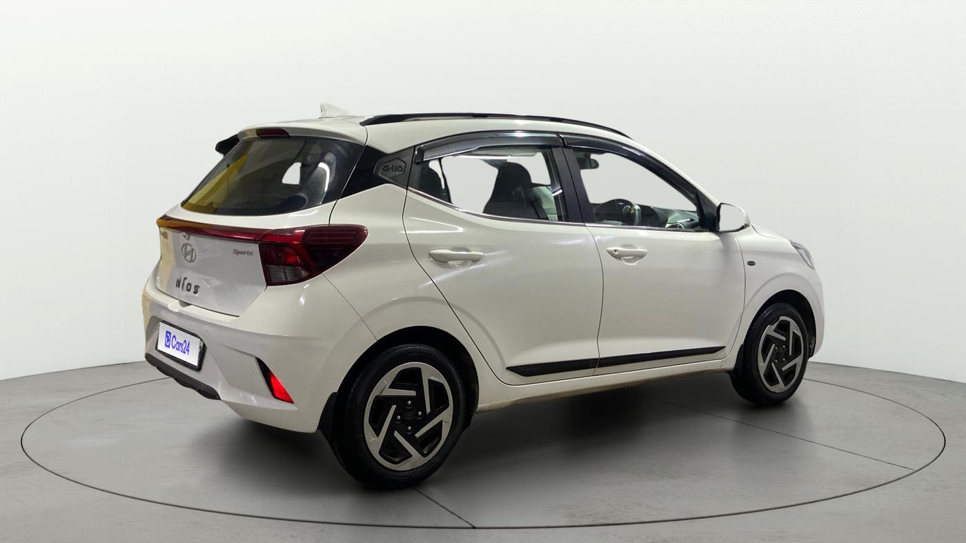 2023 Hyundai GRAND I10 NIOS SPORTZ 1.2 KAPPA VTVT, Petrol, Manual, 53,458 km, Right Back Diagonal
