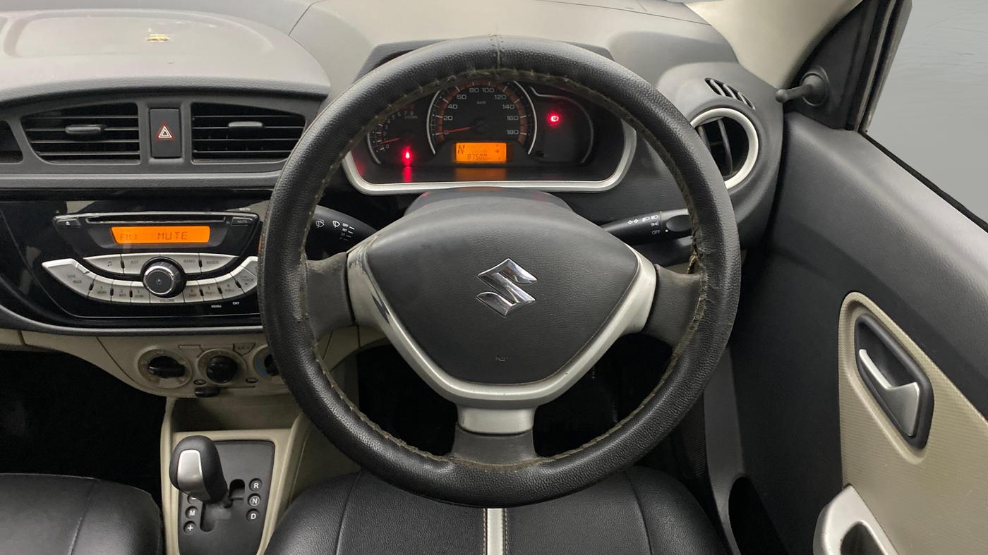 2016 Maruti Alto K10 VXI AMT, Petrol, Automatic, 87,475 km, Steering Wheel Close Up