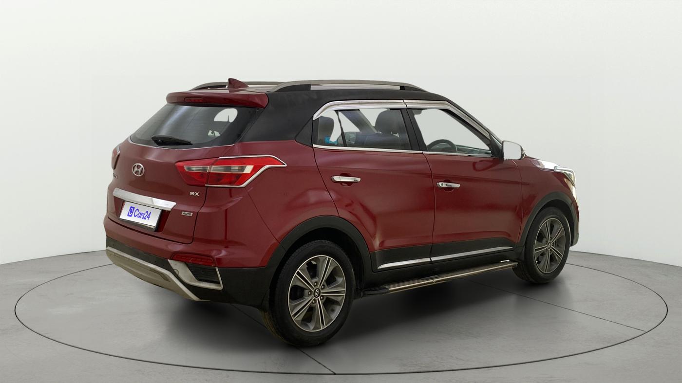 2016 Hyundai Creta SX PLUS AT 1.6 PETROL, Petrol, Automatic, 41,263 km, Right Back Diagonal