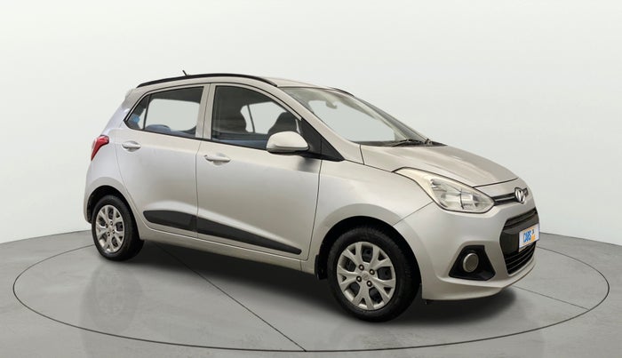 2016 Hyundai Grand i10 SPORTZ 1.2 KAPPA VTVT, Petrol, Manual, 68,138 km, Right Front Diagonal