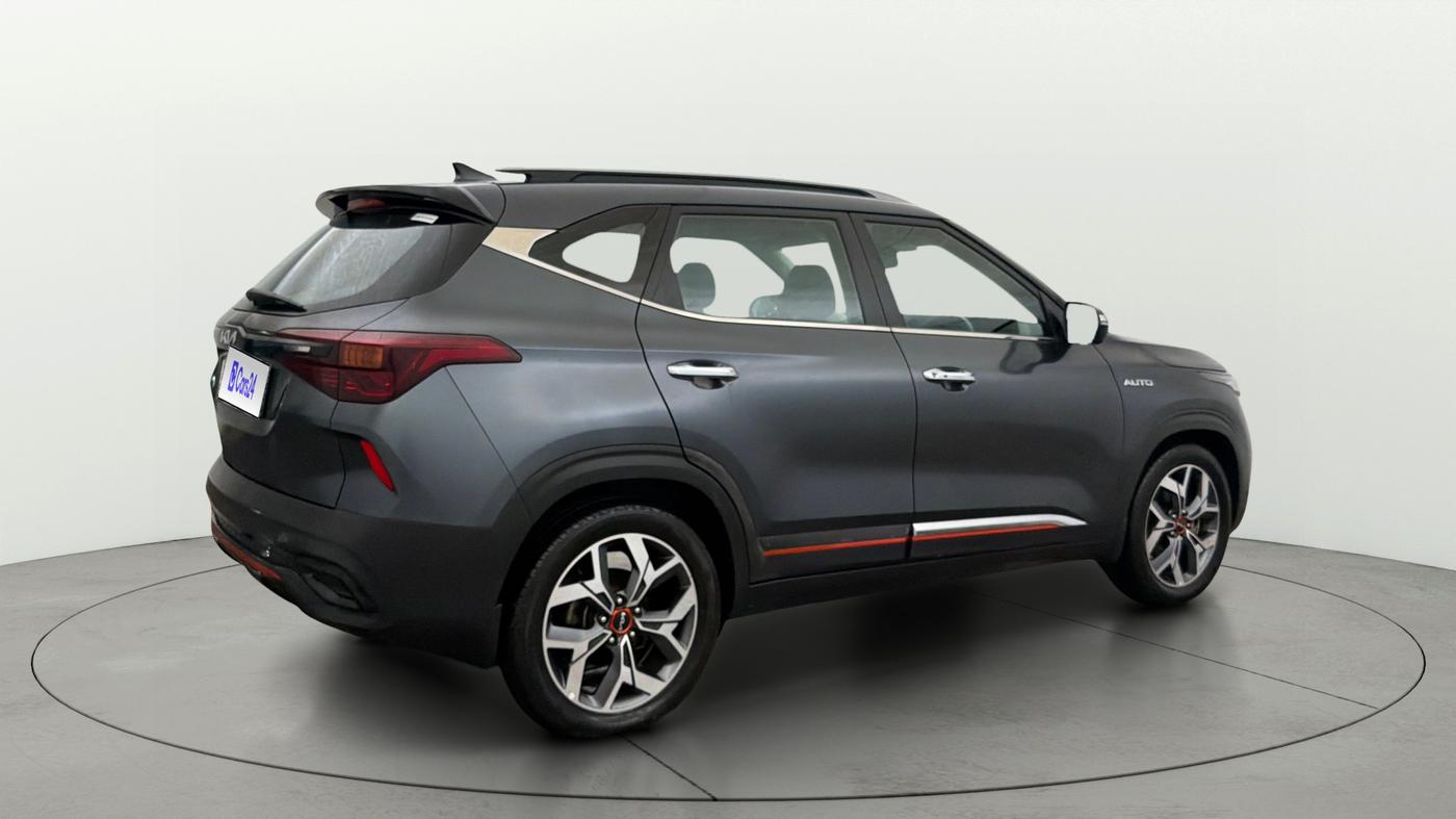 2023 KIA SELTOS X LINE 1.5 DIESEL AT, Diesel, Automatic, 65,976 km, Right Back Diagonal