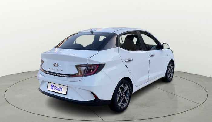 2020 Hyundai AURA SX PLUS 1.2 AMT, CNG, Automatic, 1,03,686 km, Right Back Diagonal