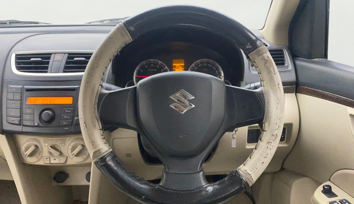 2013 Maruti Swift Dzire VXI, Petrol, Manual, 33,909 km, Steering Wheel Close Up