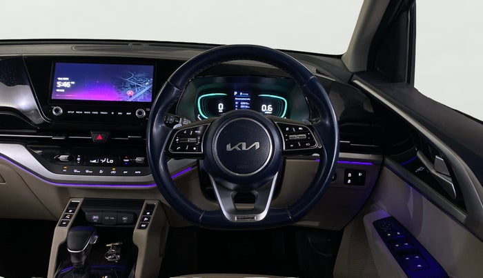 2023 KIA CARENS LUXURY PLUS 1.5 TURBO PETROL DCT 7 STR, Petrol, Automatic, 35,854 km, Steering Wheel Close Up