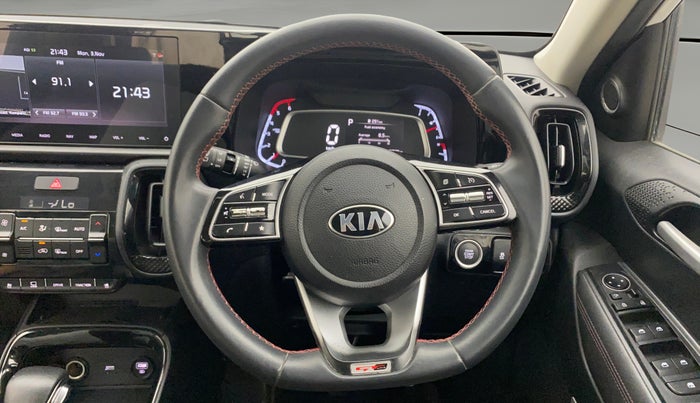 2020 KIA SONET GTX PLUS 1.5 AT, Diesel, Automatic, 38,573 km, Steering Wheel Close Up