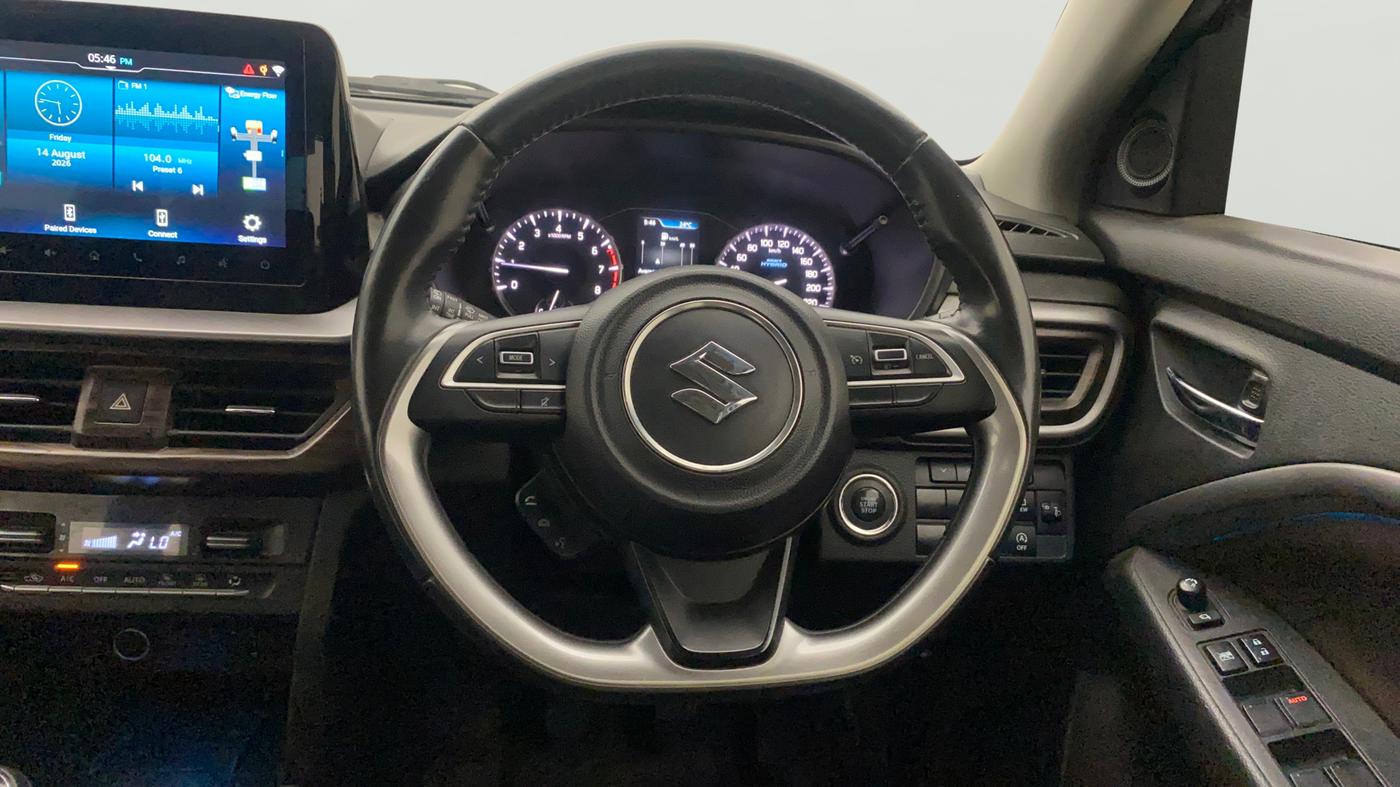2023 Maruti BREZZA ZXI + SMART HYBRID, Petrol, Manual, 73,681 km, Steering Wheel Close Up