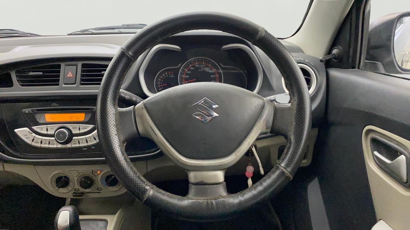 2016 Maruti Alto K10 VXI AMT, Petrol, Automatic, 67,318 km, Steering Wheel Close Up