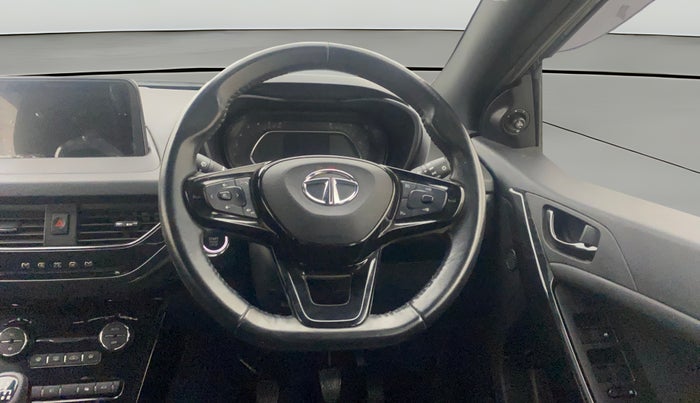 2022 Tata NEXON XZ PLUS (HS) PETROL DARK EDITION, Petrol, Manual, 36,472 km, Steering Wheel Close Up