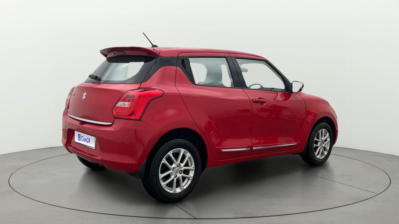 2019 Maruti Swift ZXI AMT, Petrol, Automatic, 75,554 km, Right Back Diagonal