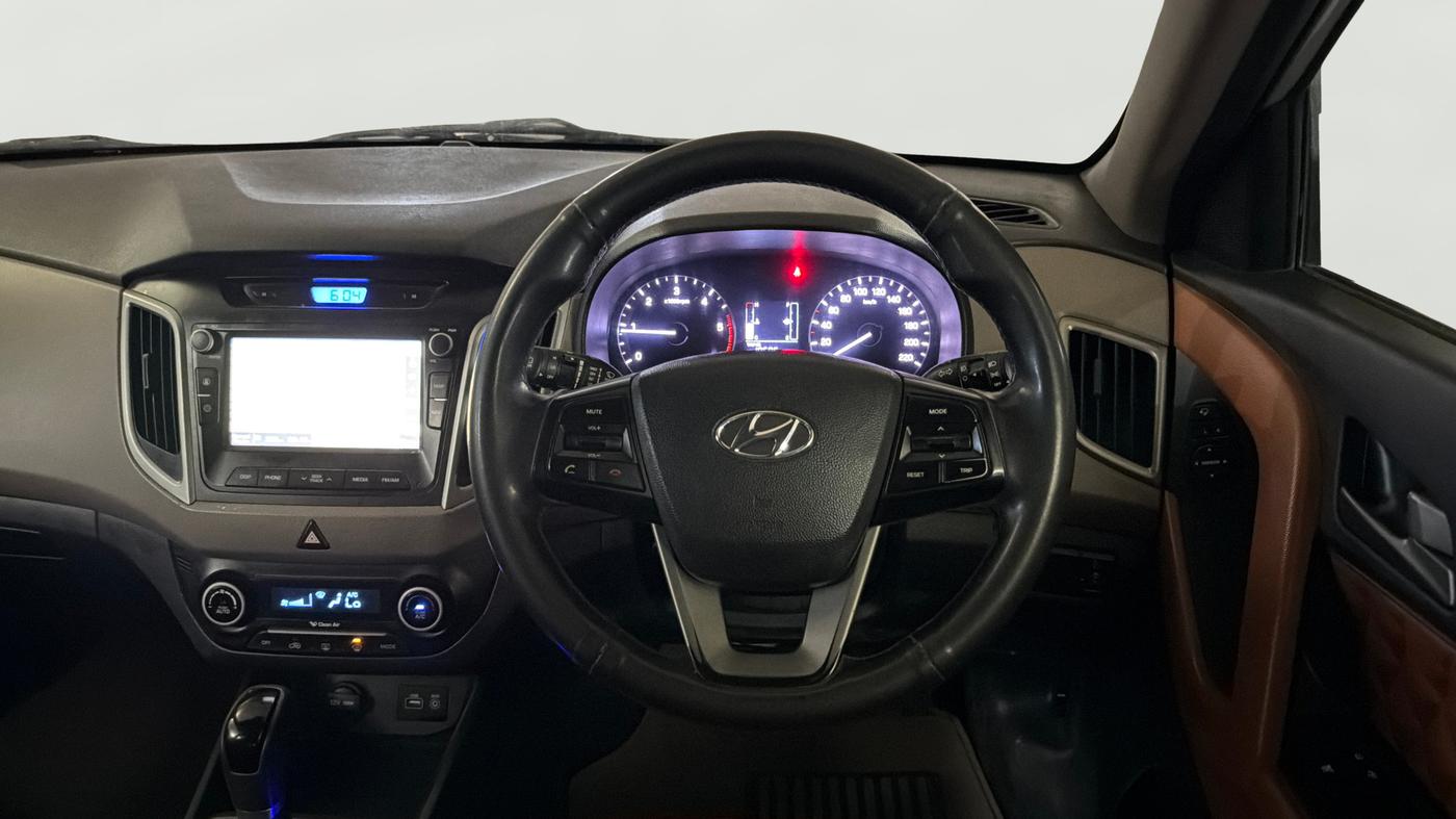 2016 Hyundai Creta S PLUS 1.6 AT DIESEL, Diesel, Automatic, 79,071 km, Steering Wheel Close Up
