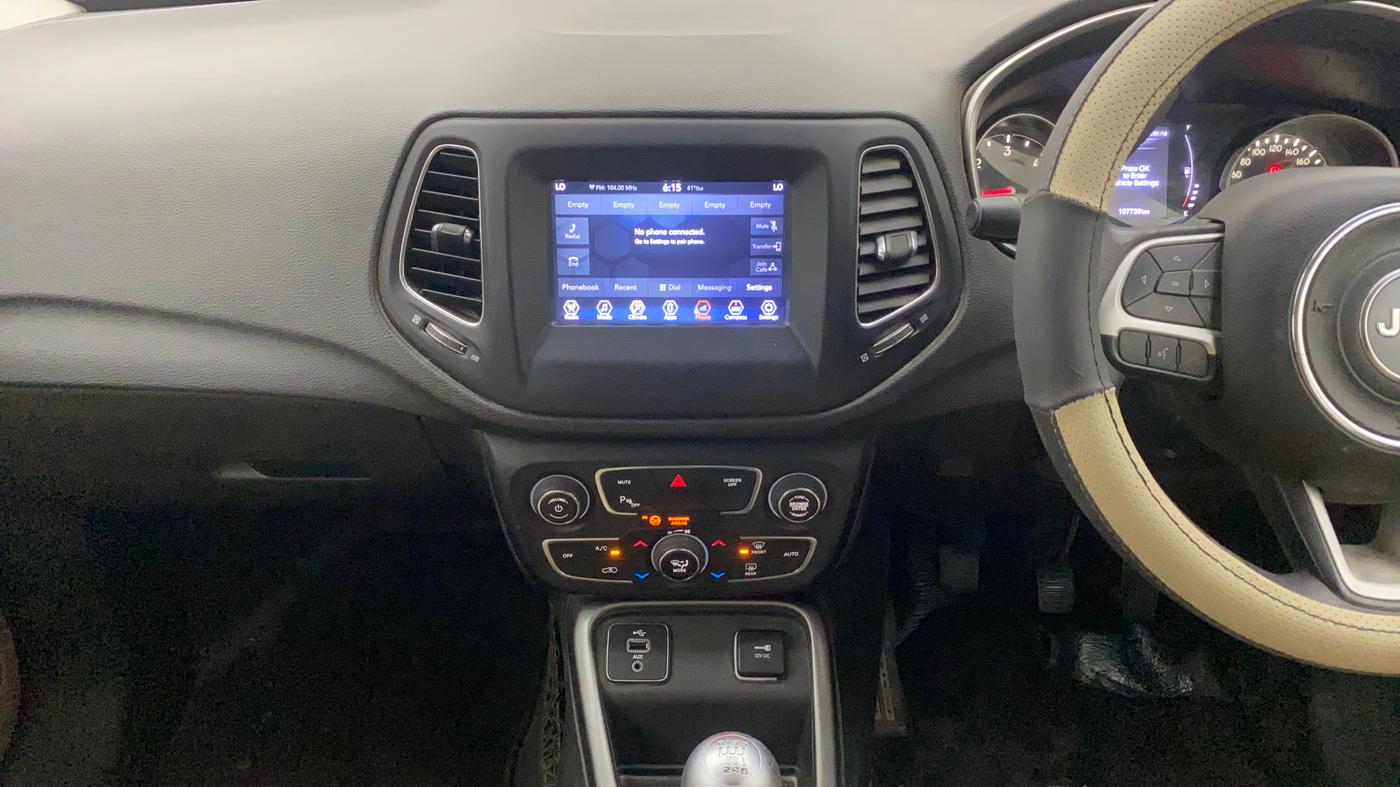 2017 Jeep Compass LONGITUDE (O) 2.0 DIESEL, Diesel, Manual, 1,07,812 km, Air Conditioner