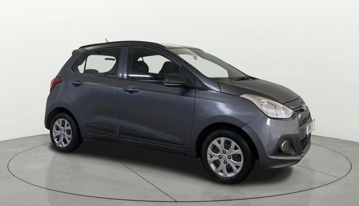2015 Hyundai Grand i10 SPORTZ 1.2 KAPPA VTVT, Petrol, Manual, 55,078 km, Right Front Diagonal