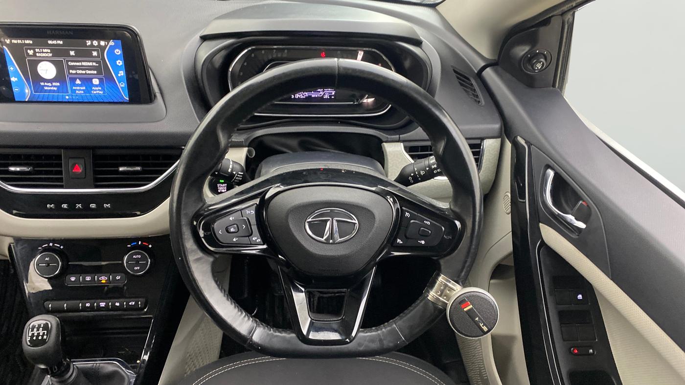 2021 Tata NEXON XZ PLUS PETROL SUNROOF, Petrol, Manual, 51,343 km, Steering Wheel Close Up