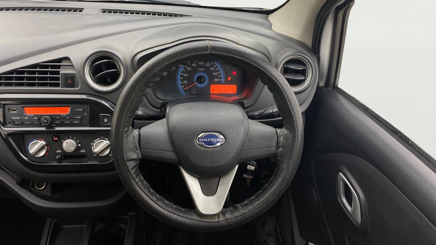 2018 Datsun Go T(O), Petrol, Manual, 45,518 km, Steering Wheel Close Up