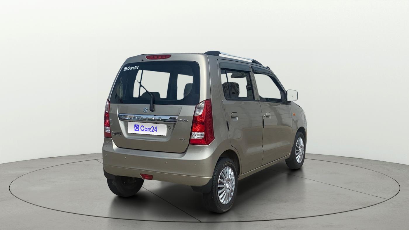2014 Maruti Wagon R 1.0 VXI, Petrol, Manual, 97,625 km, Right Back Diagonal