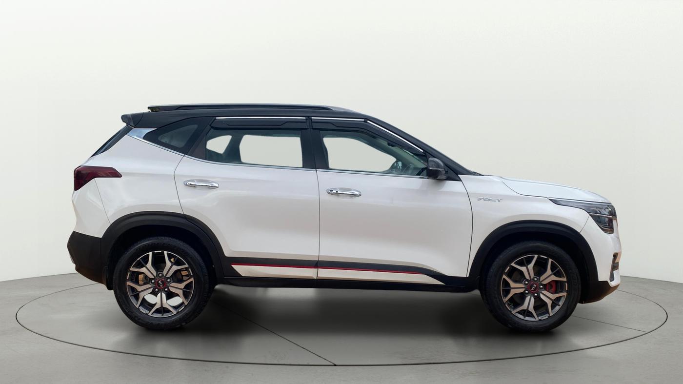 2020 KIA SELTOS GTX PLUS DCT 1.4 PETROL, Petrol, Automatic, 1,02,992 km, Right Side View