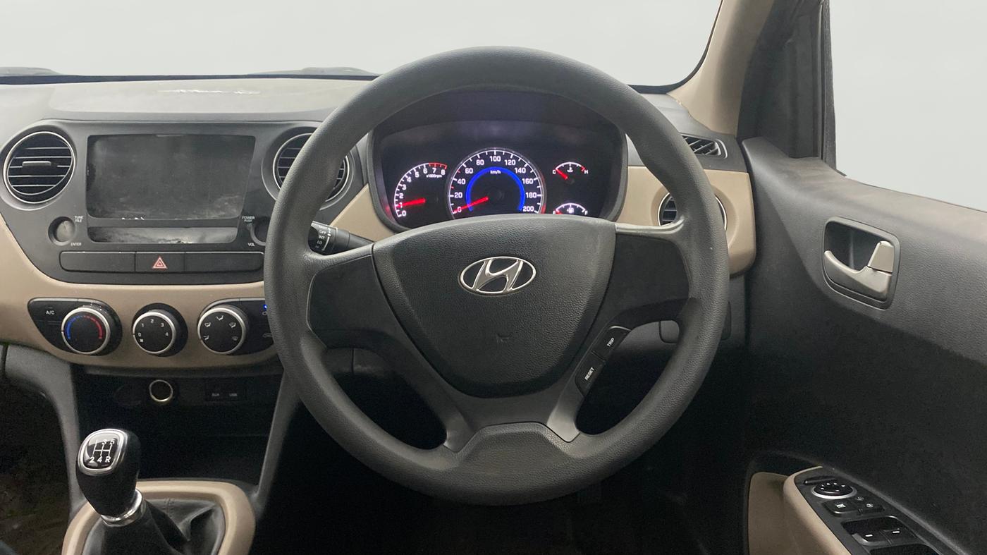 2014 Hyundai Grand i10 SPORTZ 1.2 KAPPA VTVT, Petrol, Manual, 77,670 km, Steering Wheel Close Up