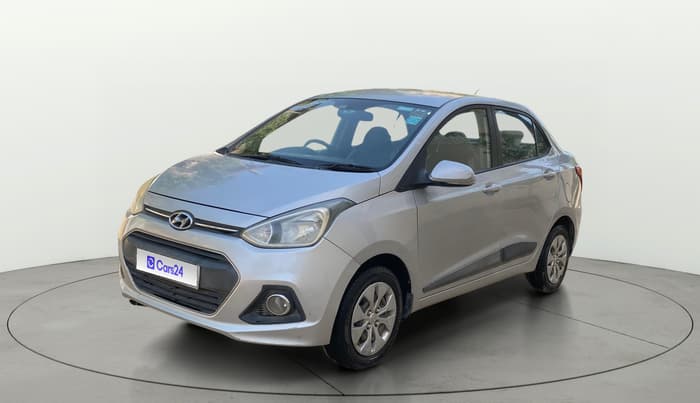 2015 Hyundai Xcent S 1.2, Petrol, Manual, 1,45,243 km, Left Front Diagonal