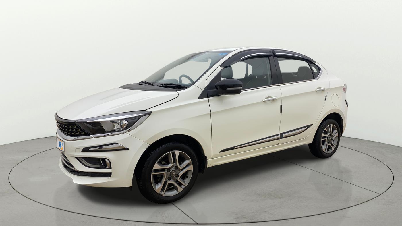 2022 Tata TIGOR XZA PLUS PETROL, Petrol, Automatic, 18,079 km, Left Front Diagonal