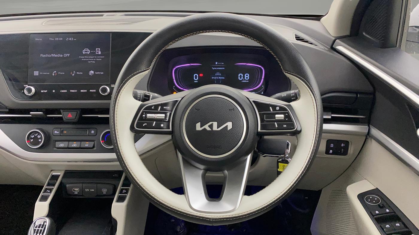 2024 KIA CARENS PRESTIGE 1.5 PETROL 7 STR, Petrol, Manual, 7,359 km, Steering Wheel Close Up