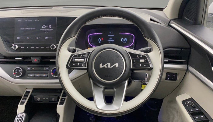 2024 KIA CARENS PRESTIGE 1.5 PETROL 7 STR, Petrol, Manual, 7,359 km, Steering Wheel Close Up