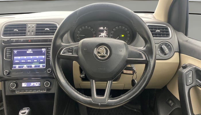 2018 Skoda Rapid STYLE 1.5 TDI AT, Diesel, Automatic, 1,26,383 km, Steering Wheel Close Up