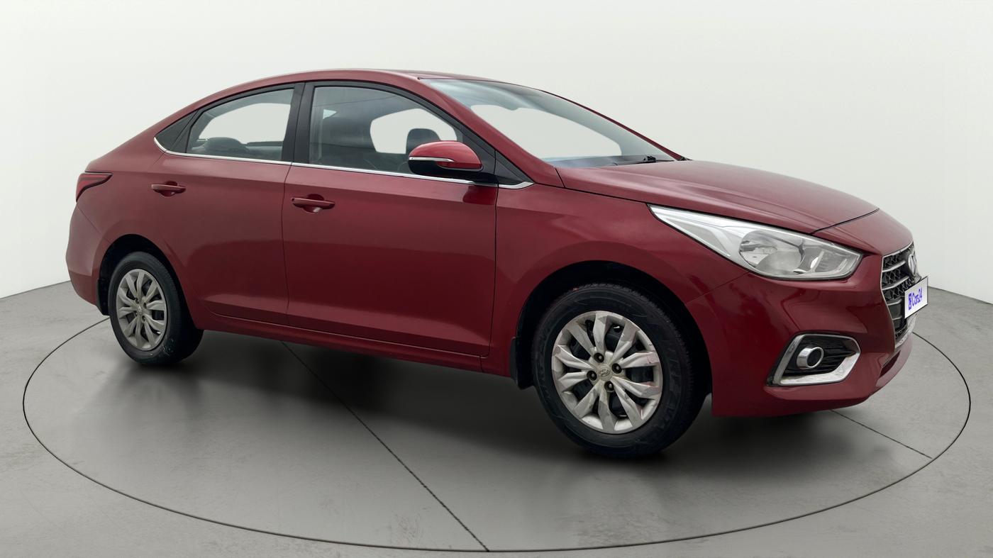 2019 Hyundai Verna 1.4 EX PETROL, Petrol, Manual, 89,110 km, Right Front Diagonal