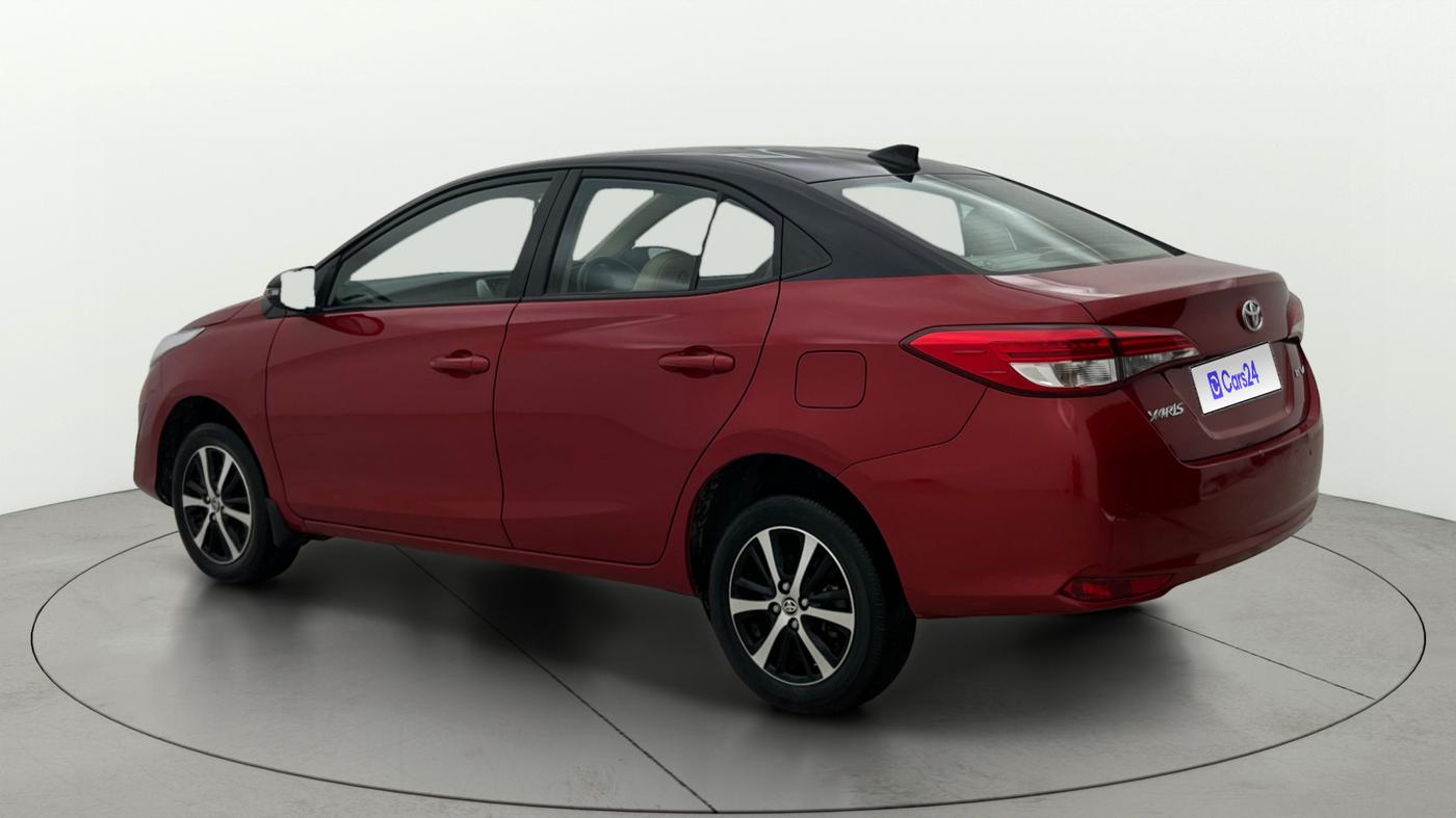 2021 Toyota YARIS V CVT, Petrol, Automatic, 1,07,004 km, Left Back Diagonal