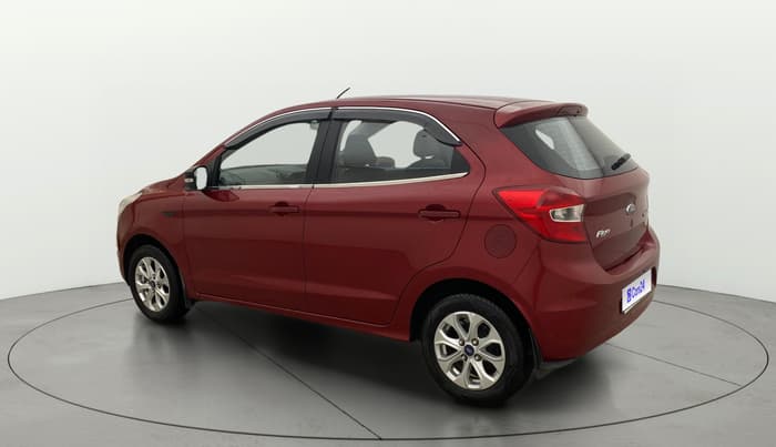 2017 Ford New Figo TITANIUM 1.2 PETROL MT, Petrol, Manual, 77,796 km, Left Back Diagonal