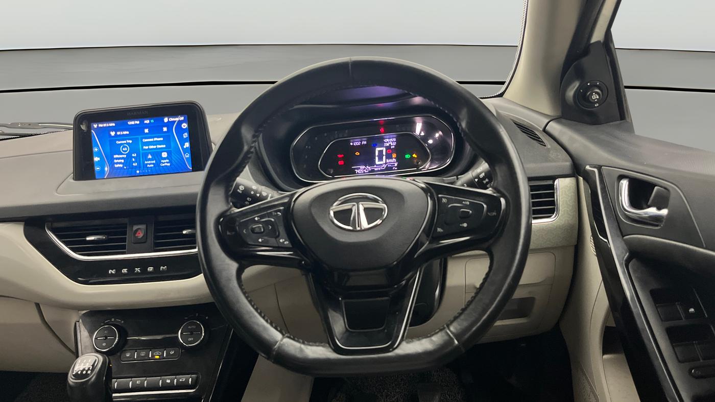 2022 Tata NEXON XZ PLUS (HS) PETROL, Petrol, Manual, 74,033 km, Steering Wheel Close Up